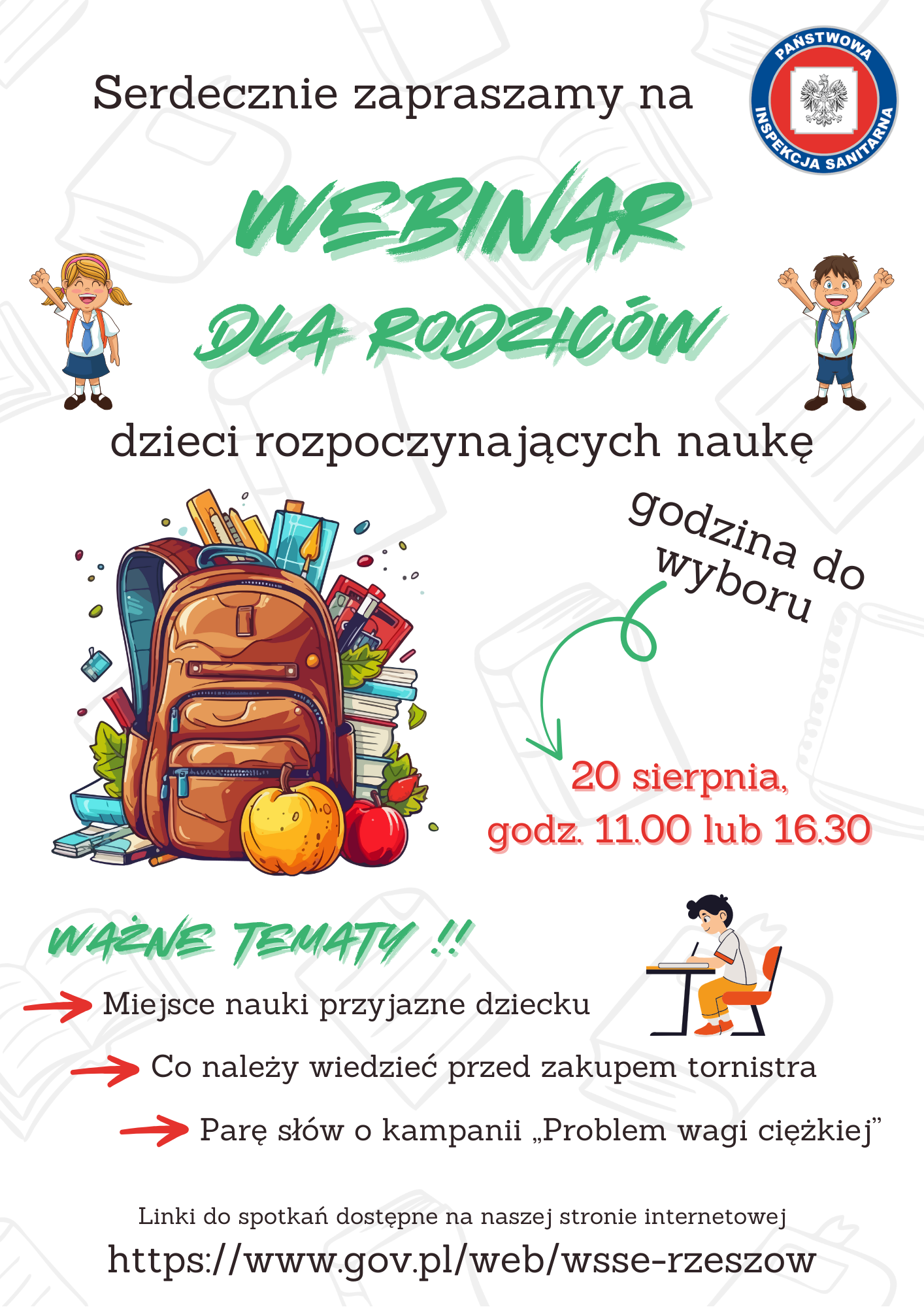 zaproszenie na webinar dla rodziców